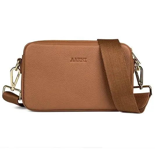 Aarni hirvennahkainen crossbody/olkalaukku