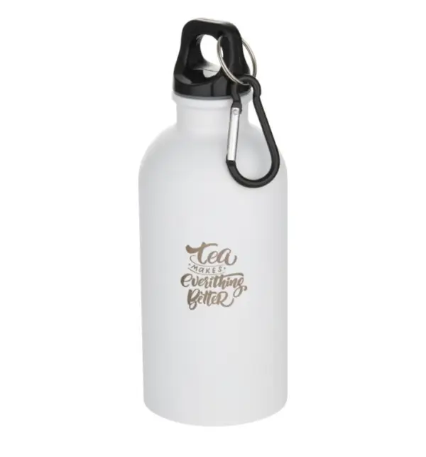 RCS-sertifioitu mattapinnoitteinen juomapullo 400 ml