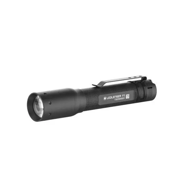 Ledlenser P3 taskulamppu, musta