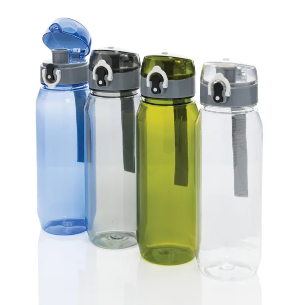 RPET lukittava vesipullo 800 ml